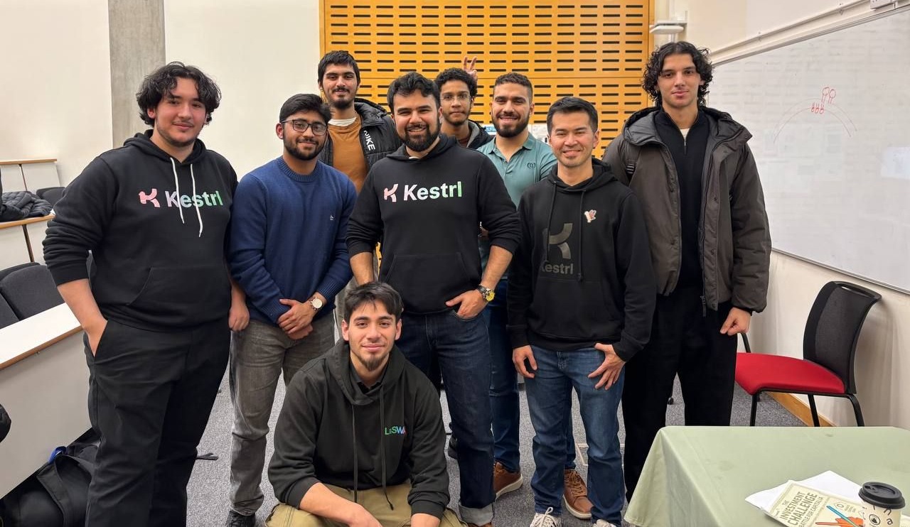 Amr with the Kestrl team